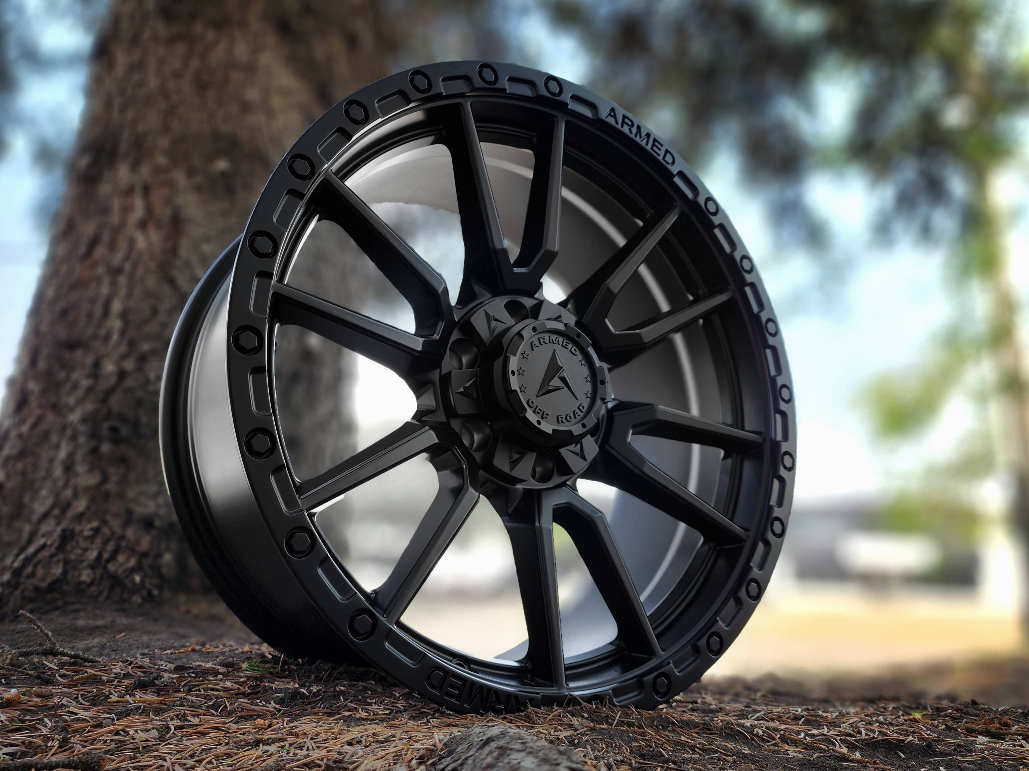 SPEAR 20X9 6X135/6X139.7 +0 FULL SATIN BLACK CB;CB108.2