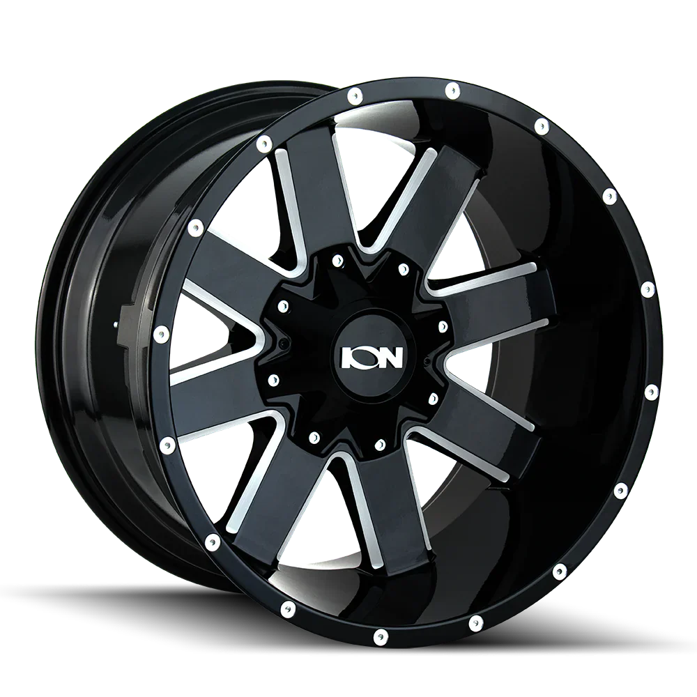 ION 141 GLOSSBLACK/MILLED SPOKES | 18X9 5X139.7/5X150 +0 110