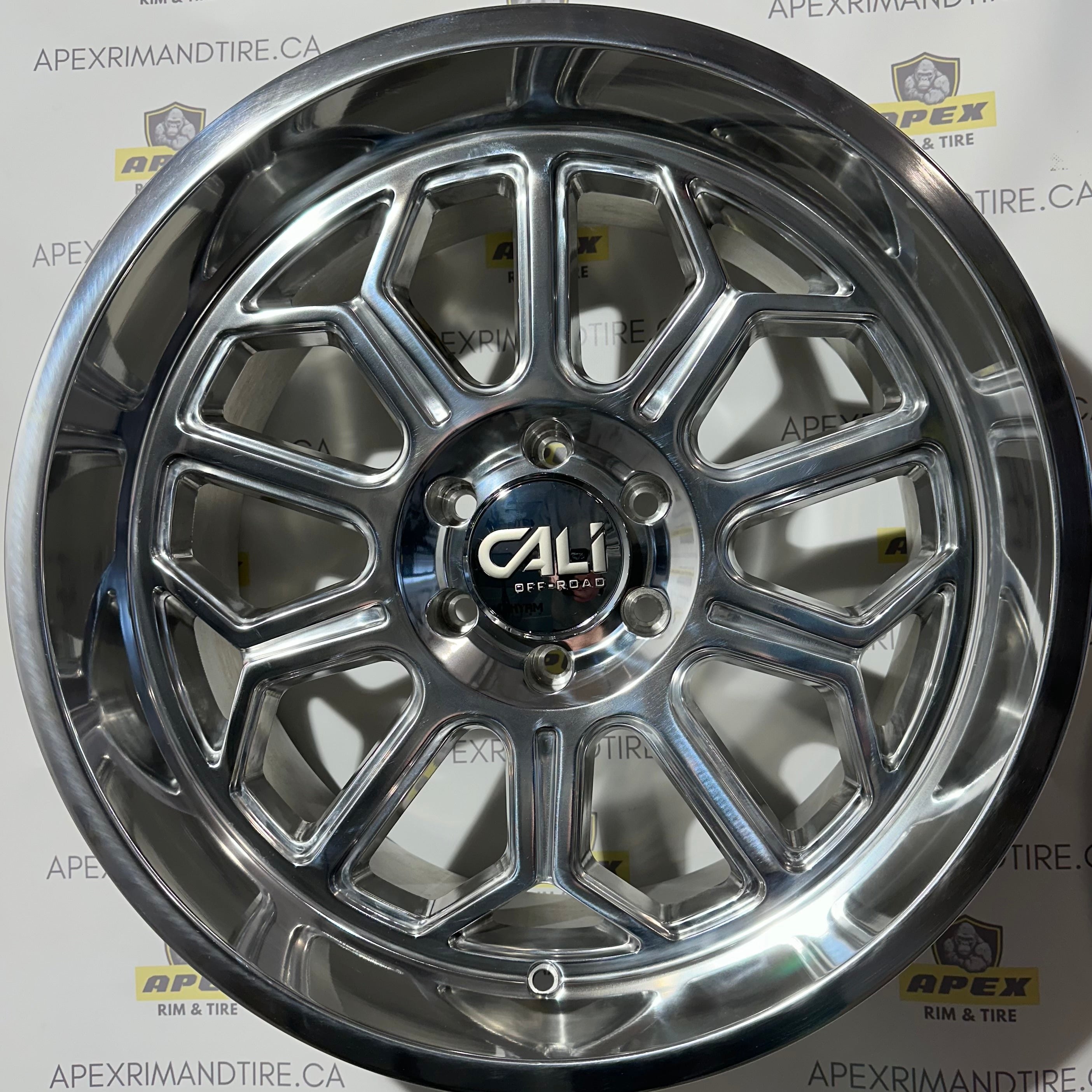 CALI AUBURN 9117 POLISHED | 20X10 6X139.7 -25MM 106MM