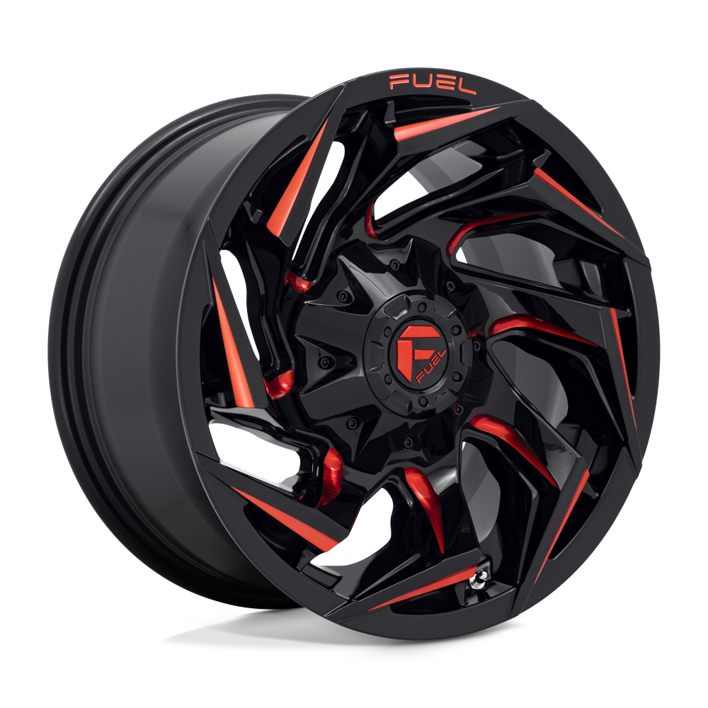 FUEL REACTION 22X10 5x114.3/5x127 78 -18MM GLOSS MILLED RED