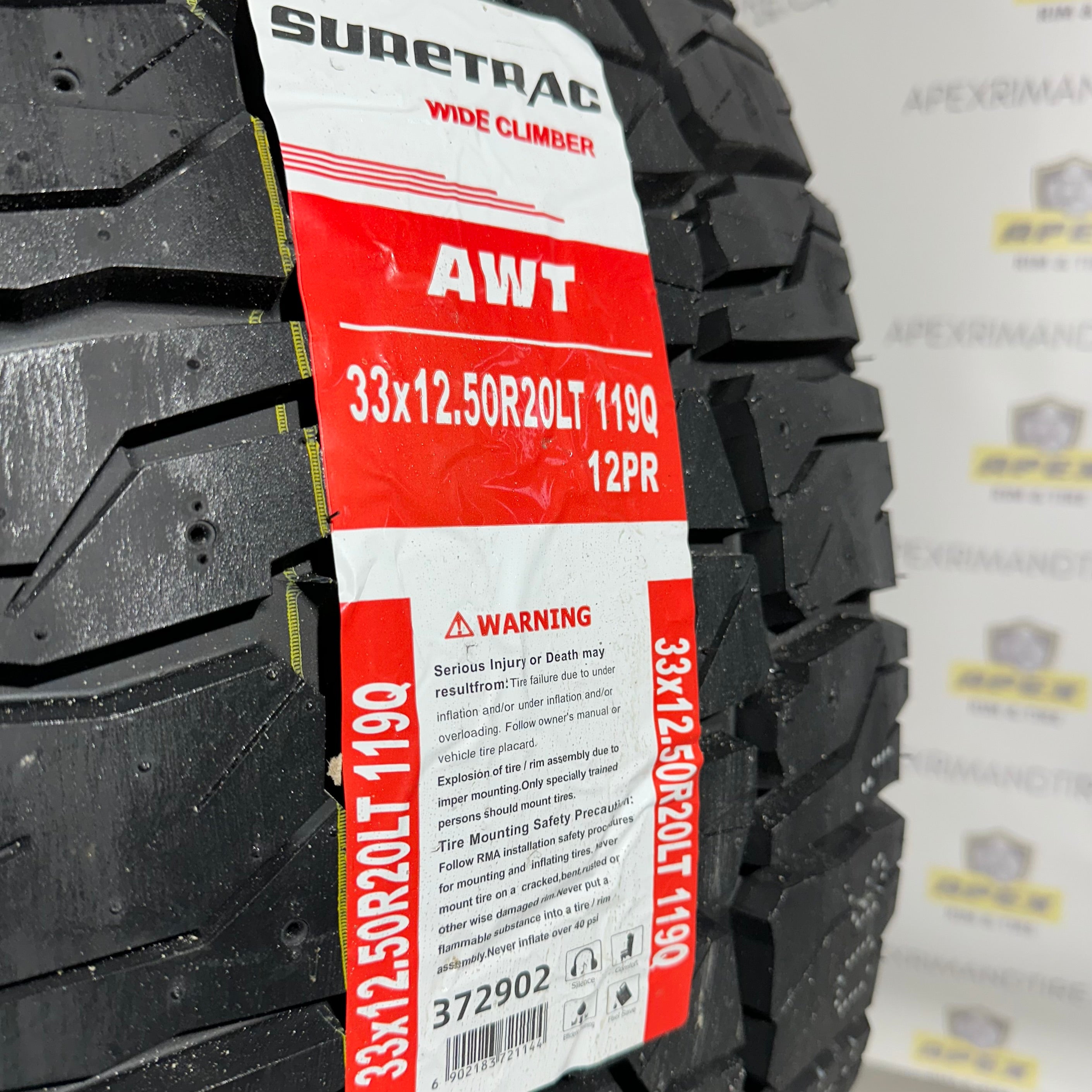 SURETRAC AWT WIDE CLIMBER | (12 PLY) 33X12.50R20