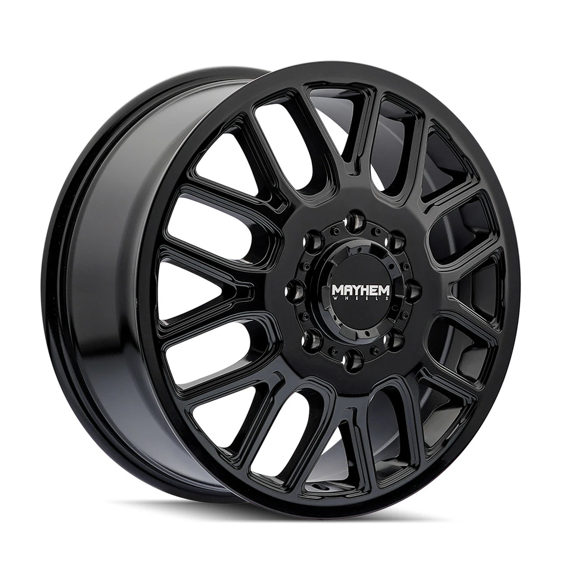 MAYHEM COGENT DUALLY 8107D GLOSS BLACK 17X6.5 125 8X200 142MM