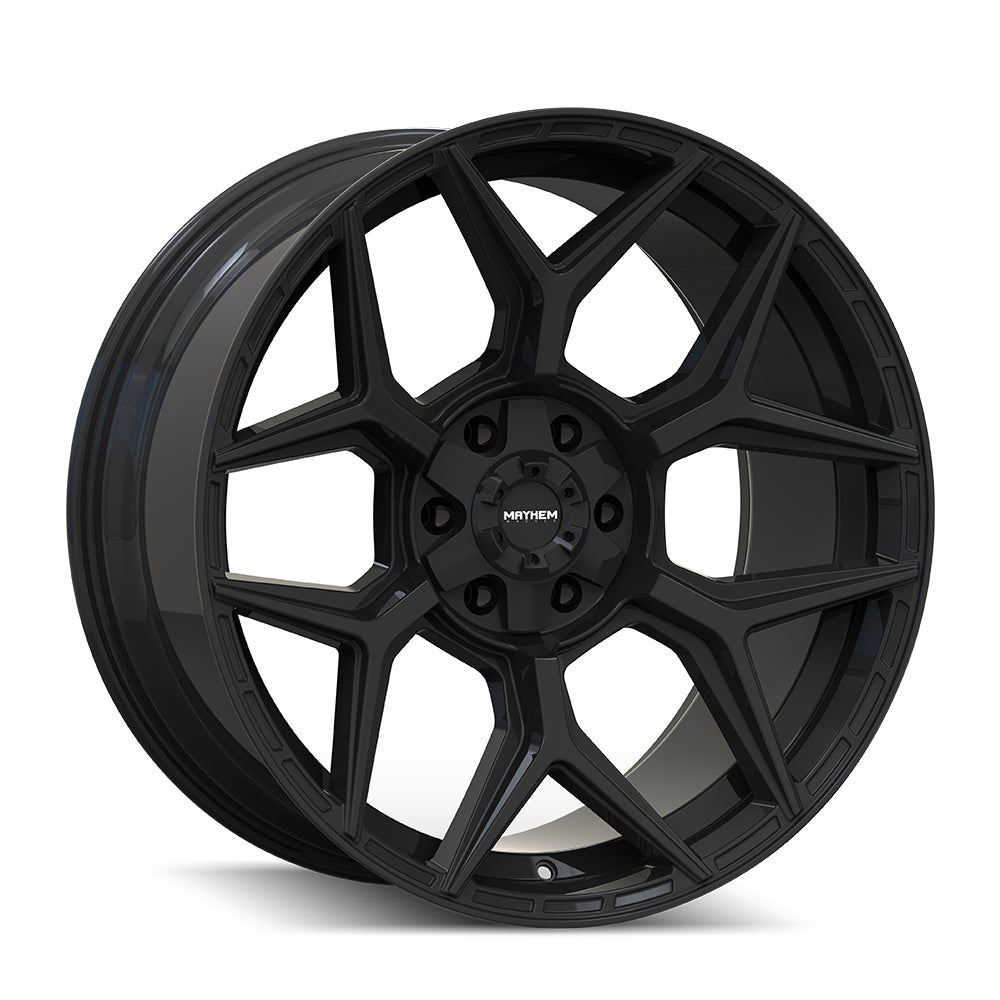 MAYHEM VANQUISH 8119 GLOSS BLK | 20X9 6X135/6X139.7 0 106.1MM