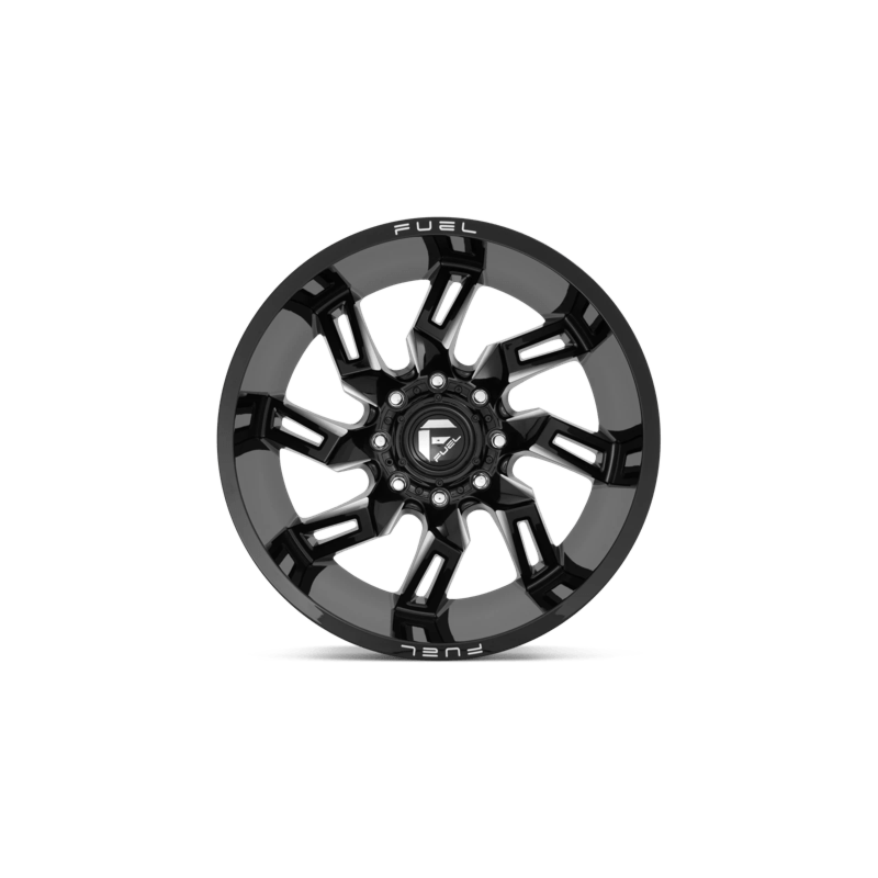 FUEL LOCKDOWN GLOSS BLK MILLED | 22X10 6X139.7 -18 106.1MM (TEXT US FOR BLOWOUT PRICING )