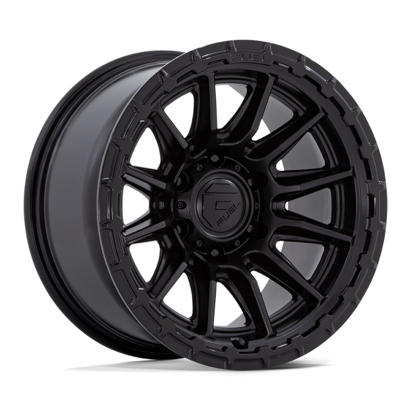 FUEL PISTON BLACKOUT WITH GLOSS BLK LIP | 20X9 6X139.7 +1 106.1MM - CALL FOR SALE PRICE