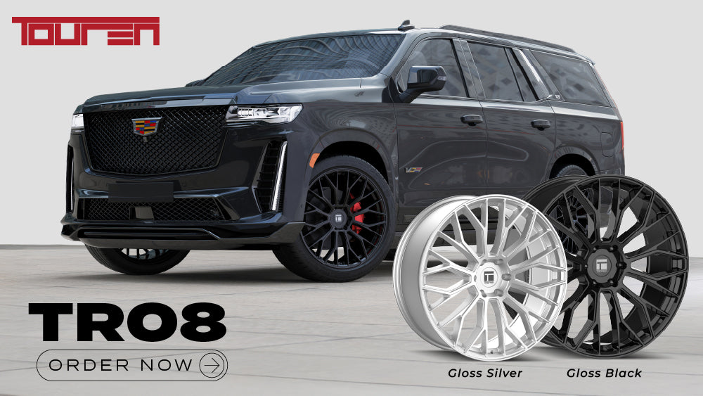 TOUREN TR08 3208 GLOSS BLACK 22X9 +20 6X139.7 106.1MM