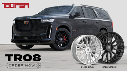 TOUREN TR08 3208 GLOSS BLACK 22X9 +20 6X139.7 106.1MM