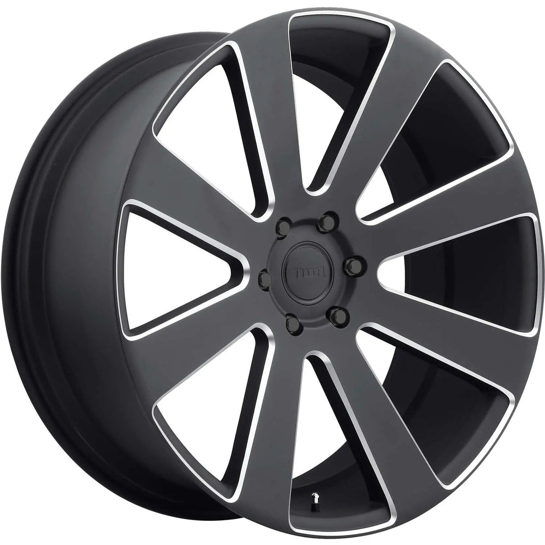 DUB 8 BALL MATTE BLACK MILLED | 22X9.5 +30 6X135