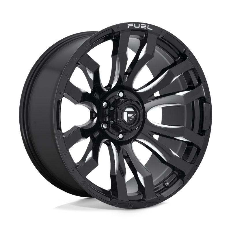 FUEL BLITZ GLOSS BLK MILLED | 20X9 8X165.1 +20 125.1MM  - CALL FOR SALE PRICE