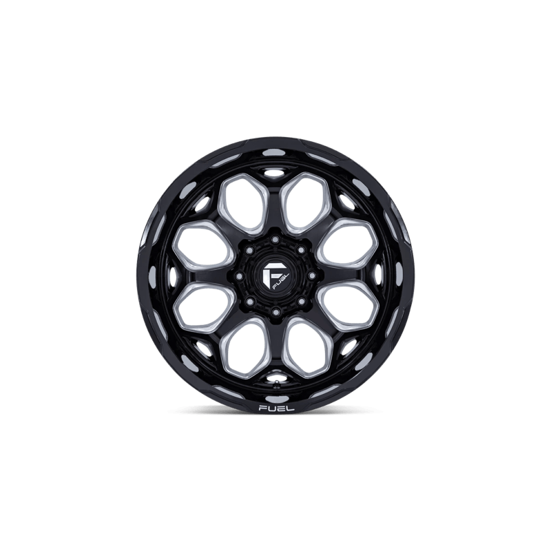 FUEL SCEPTER GLOSS BLK MILLED | 20X10 6X135 -18 87.1MM ( TEXT US TO GET 40% OFF )