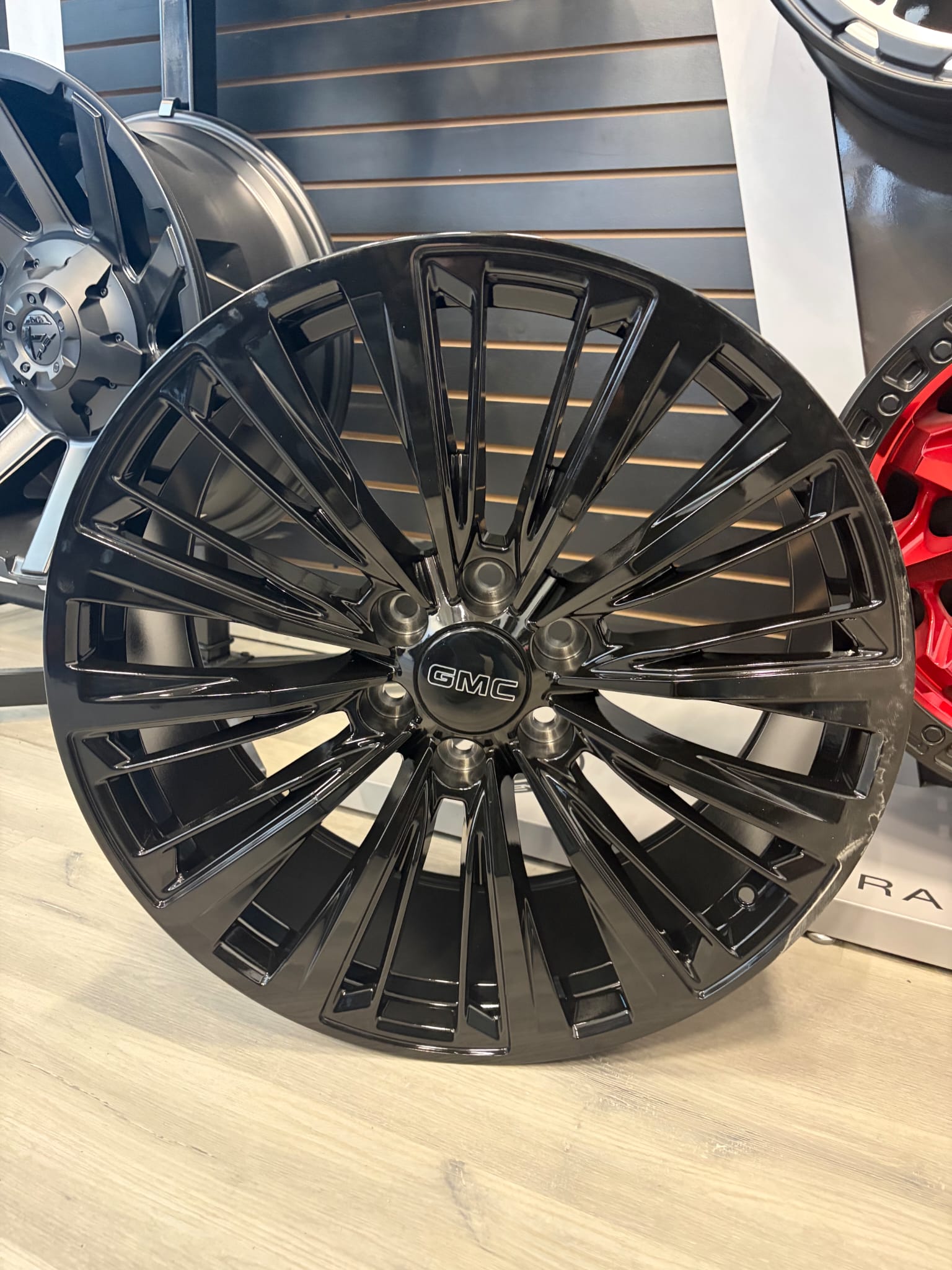 ART OEM 355 REPS GLOSS BLACK 22X9 +28 6X139.7 77.8MM ( CHEVY/GMC CADILLAC )