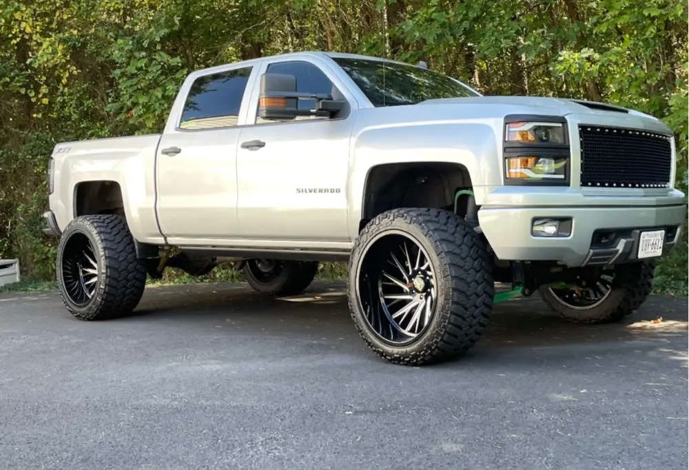 CALI OFF-ROAD PURGE GLOSS BLACK MILLED 24X14 -76 6X139.7MM 106MM