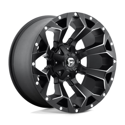 FUEL ASSAULT MATTE BLACK MILLED 20X9 +20 6X135/6X139.7 - ( Text for clearance price )