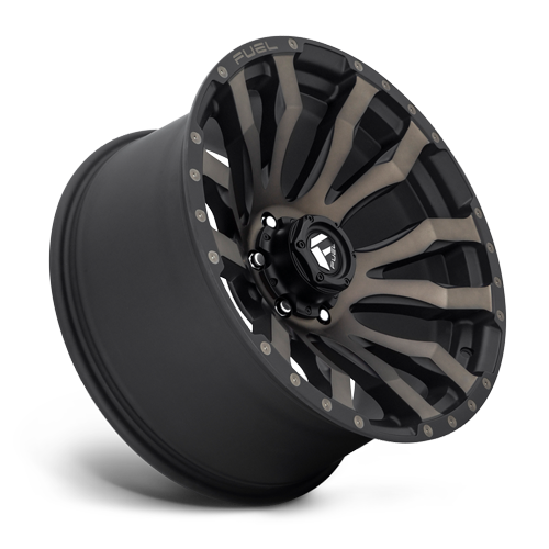 FUEL BLITZ 18X9 +1 6X139.7 106.1 MATTE BLACK DOUBLE DARK TINT ( Text us for clearance price )