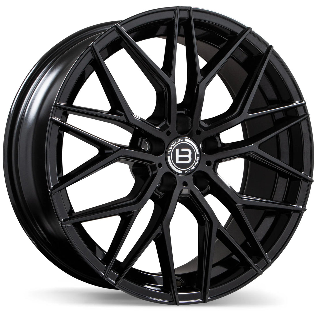 BRAELIN FLOW-FORMED BR10 GLOSS BLK | 19X8.5 5X108 +45 65.1MM