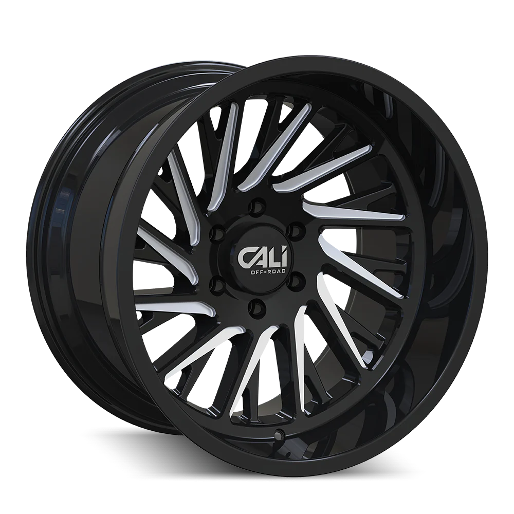 CALI OFF-ROAD PURGE GLOSS BLACK MILLED | 20X12 -51 8x170