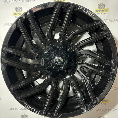 FUEL D776 TYPHOON GLOSS BLACK | 20X10 5X139.7/5X150 -18