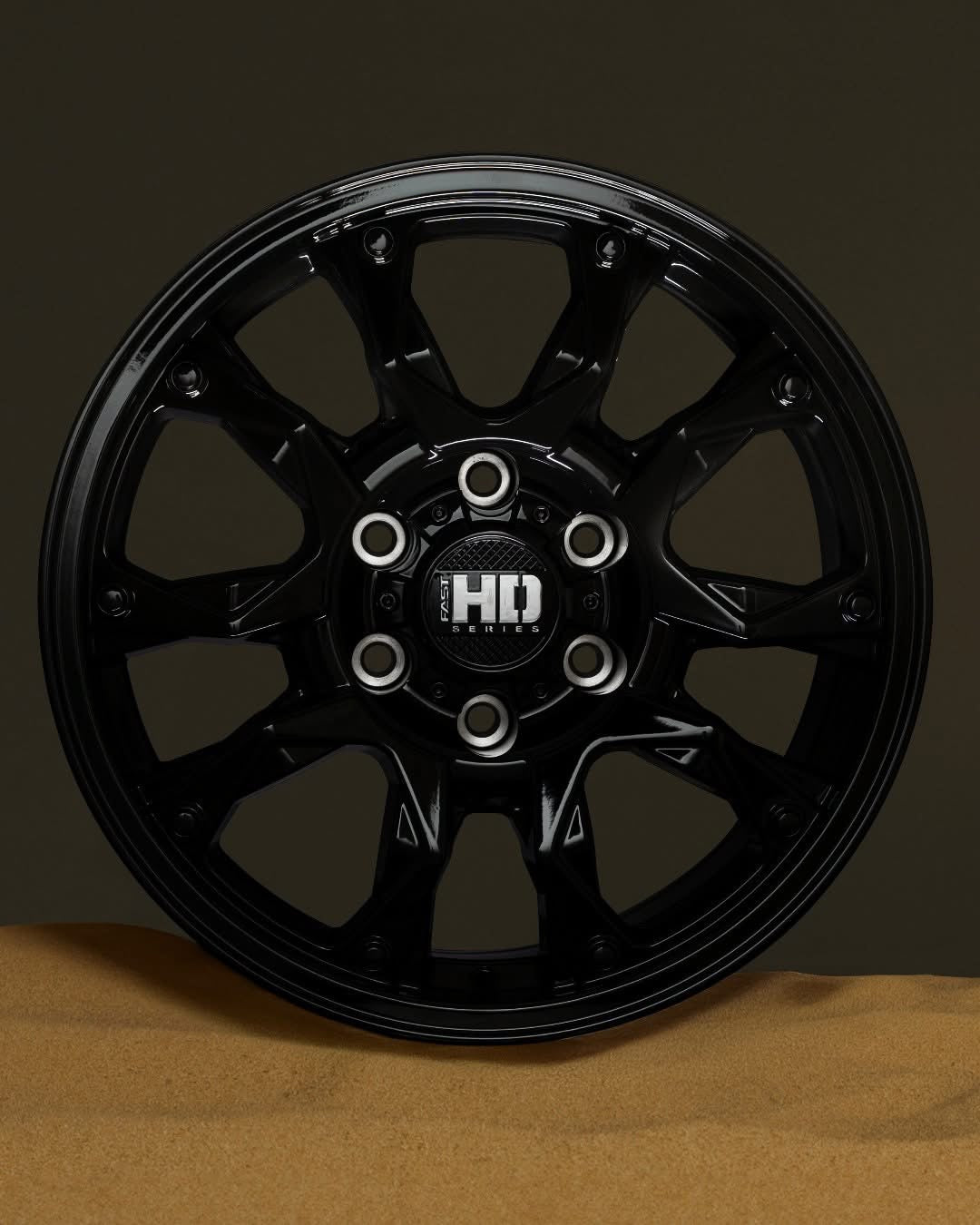 FAST HD TACTICAL GLOSS BLACK 18X8 +40 6X135MM 87.1MM