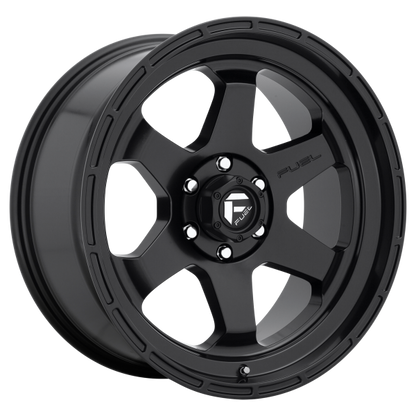 FUEL SHOK MATTE BLACK | 18X9 -12 6X139.7