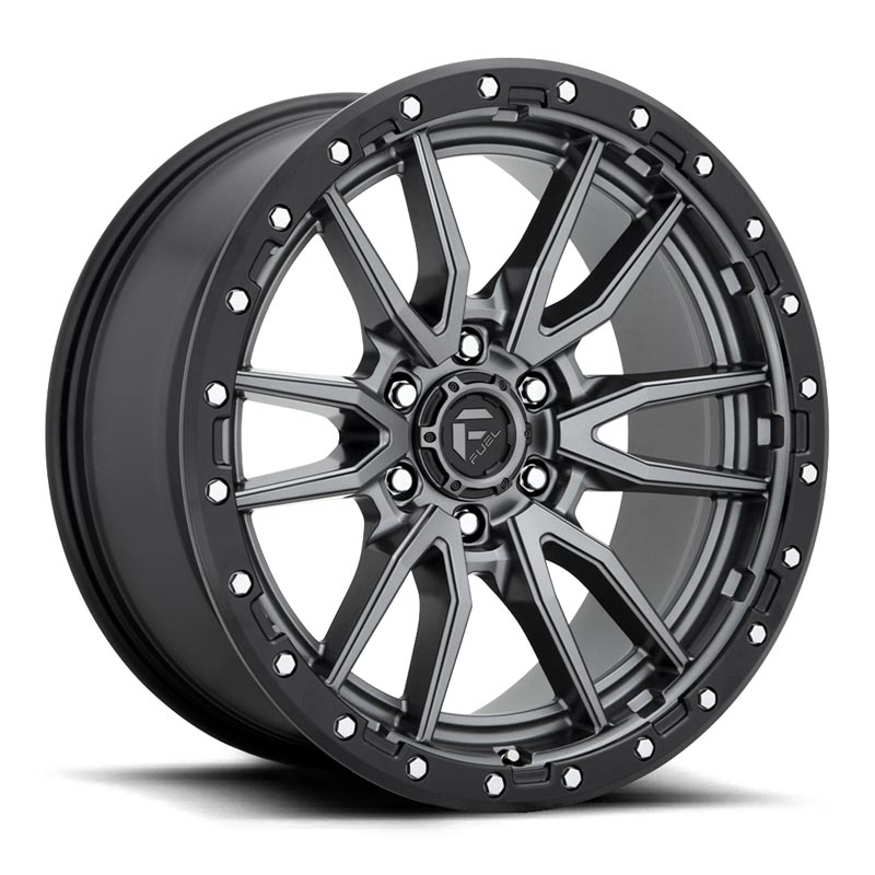 FUEL OFFROAD D680 REBEL MATTE GUNMETAL BLACK BEAD RING 18X9 +1 6X135mm 87.1mm *text us for CLEARANCE price