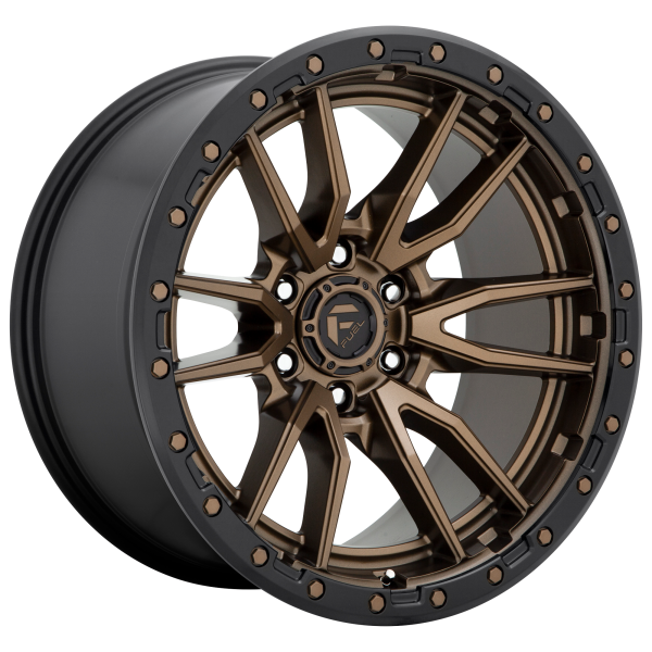 FUEL REBEL 20X9 +20 6X139.7 106.1 MATTE BRONZE BLACK BEAD RING (TEXT US FOR CLEARANCE PRICING )