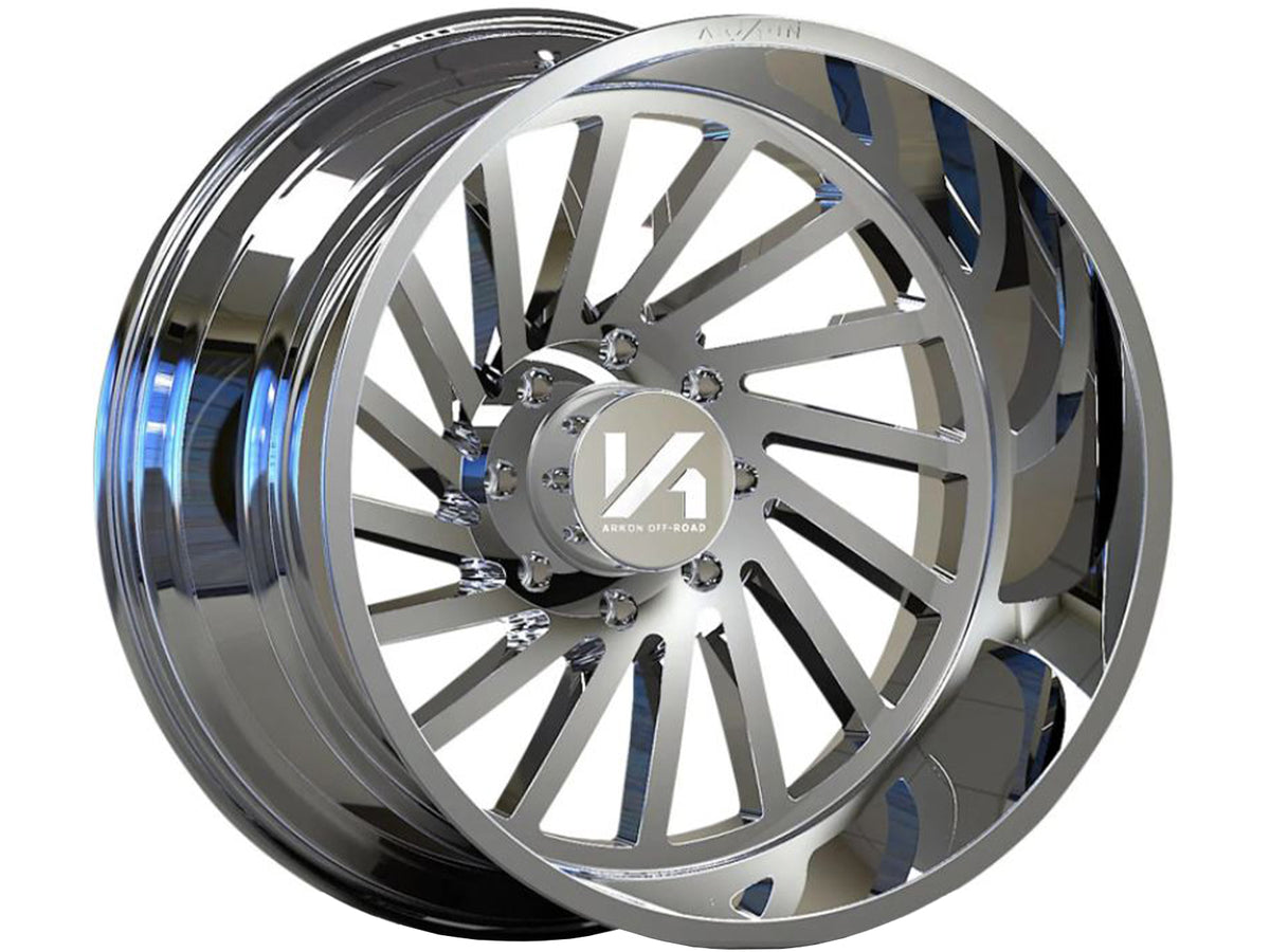 ARKON CAESAR 24X14 8X170 -81 125MM CHROME **LEFT**
