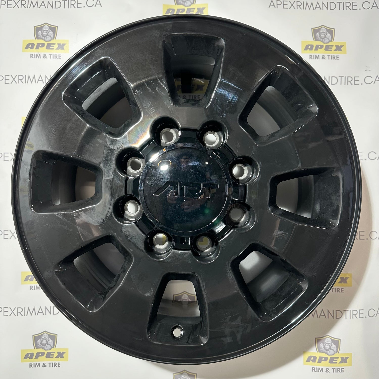 REPLICA 345 GLOSS BLACK | 18X8 8X180 +44 (124.1MMHUB)