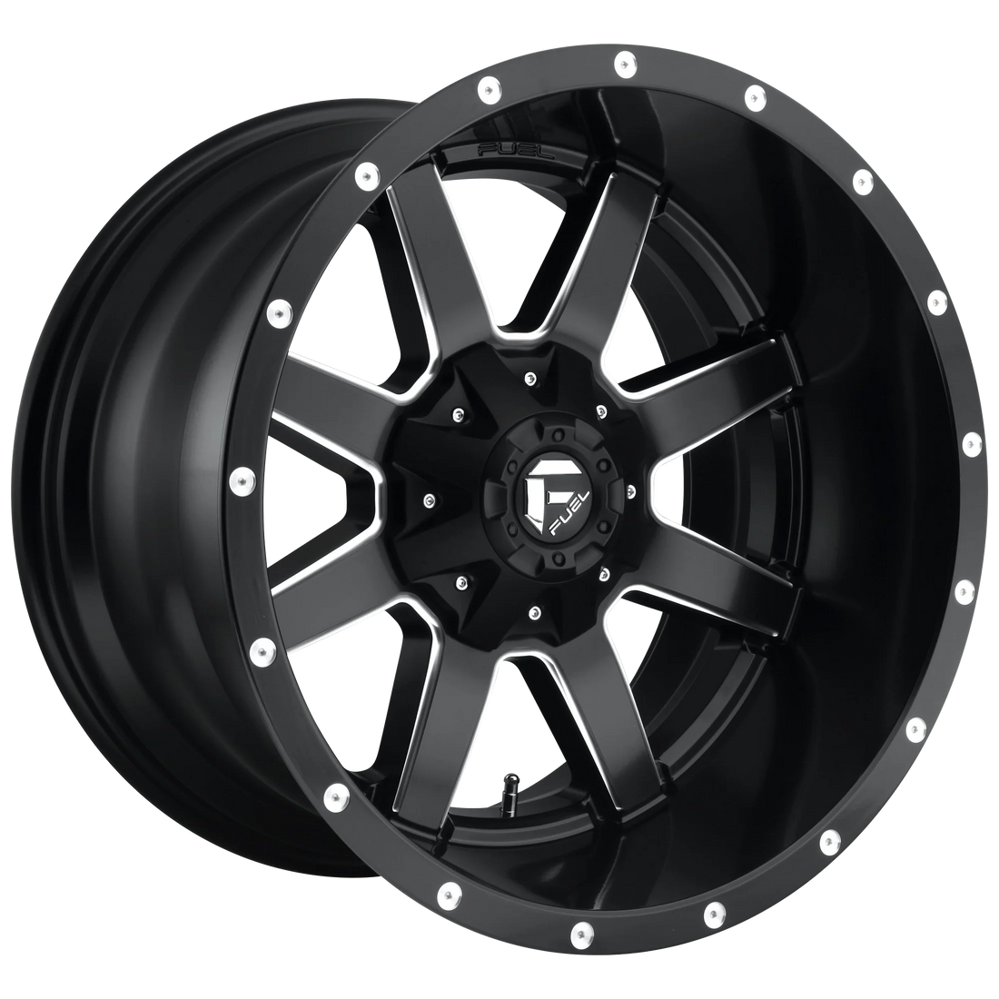 FUEL MAVERICK 20X9 +20 8X165.1 125.1 MATTE BLK MILL ( Text us for clearance price )
