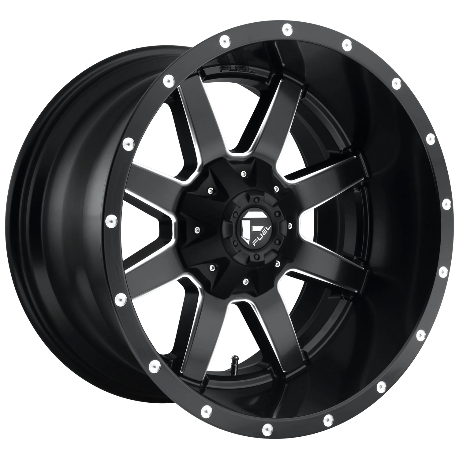 FUEL MAVERICK 20X9 +20 8X165.1 125.1 MATTE BLK MILL ( Text us for clearance price )