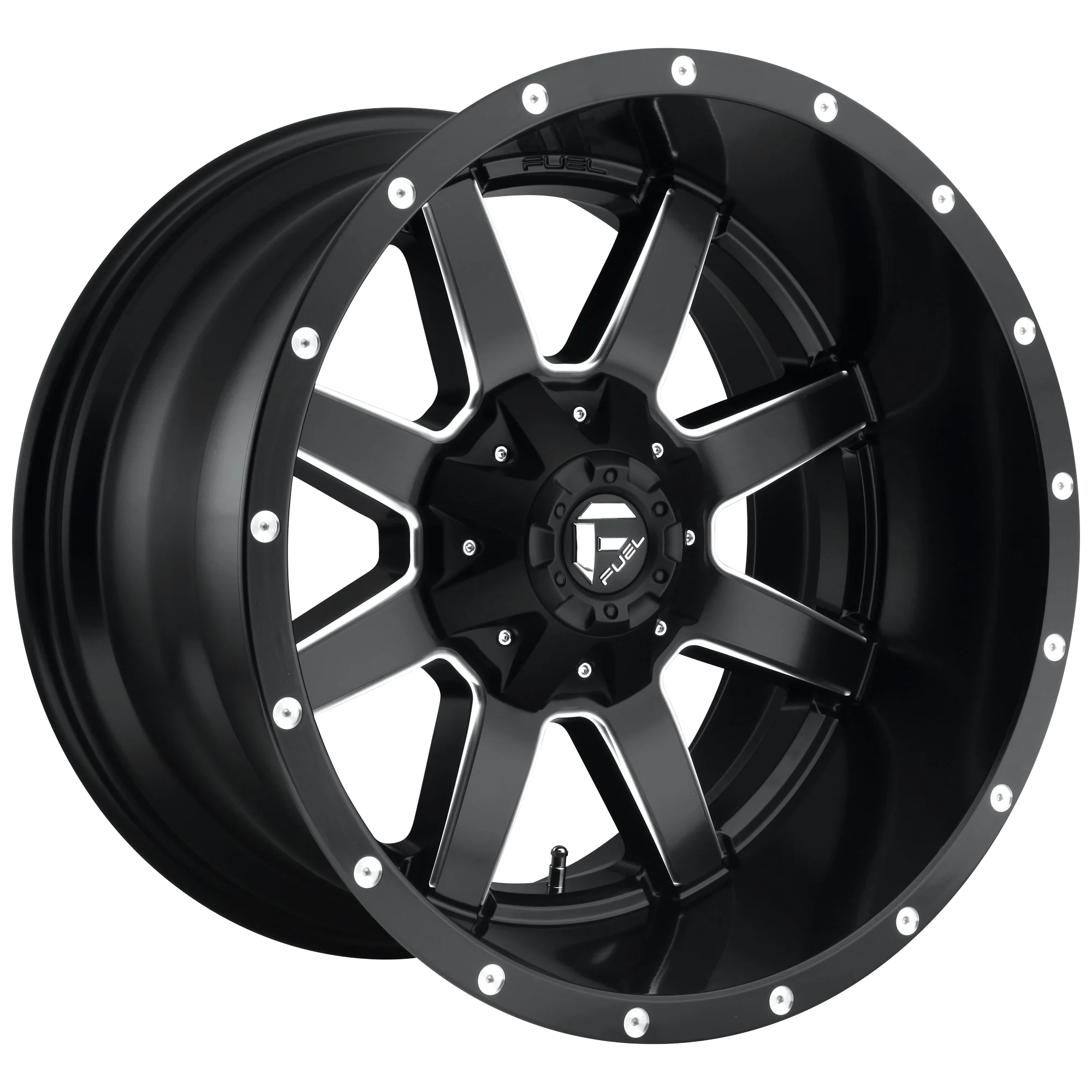 FUEL MAVERICK 20X9 +20 8X165.1 125.1 MATTE BLK MILL ( Text us for clearance price )