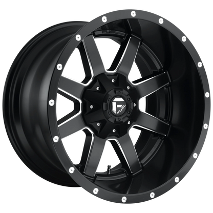 FUEL MAVERICK 20X9 +20 8X165.1 125.1 MATTE BLK MILL ( Text us for clearance price )