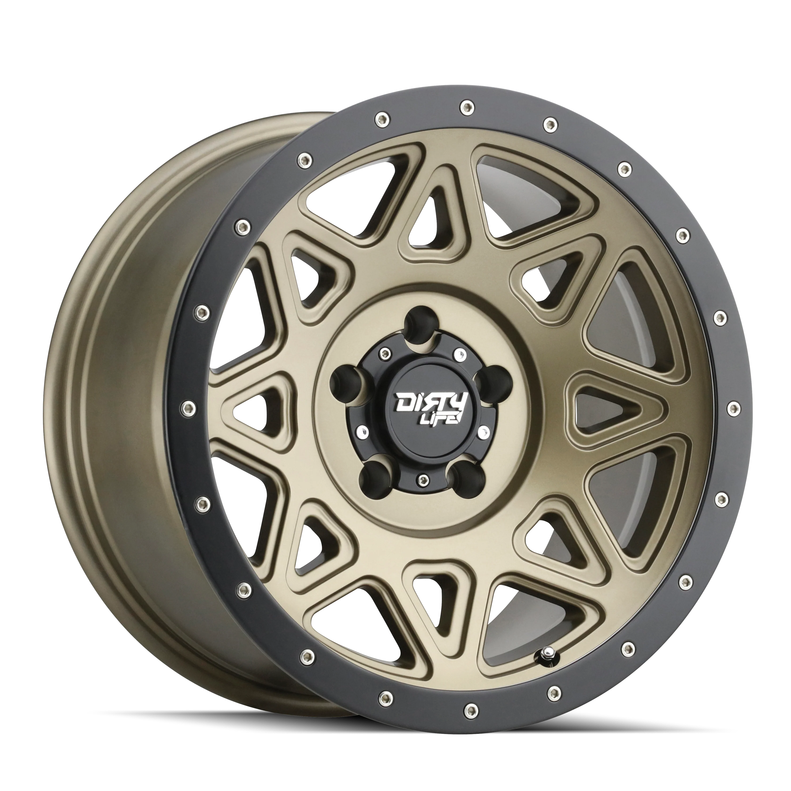 DIRTY LIFE THEORY MATTE GOLD | 18X9 +0 6X139.7 (106MM HUB)