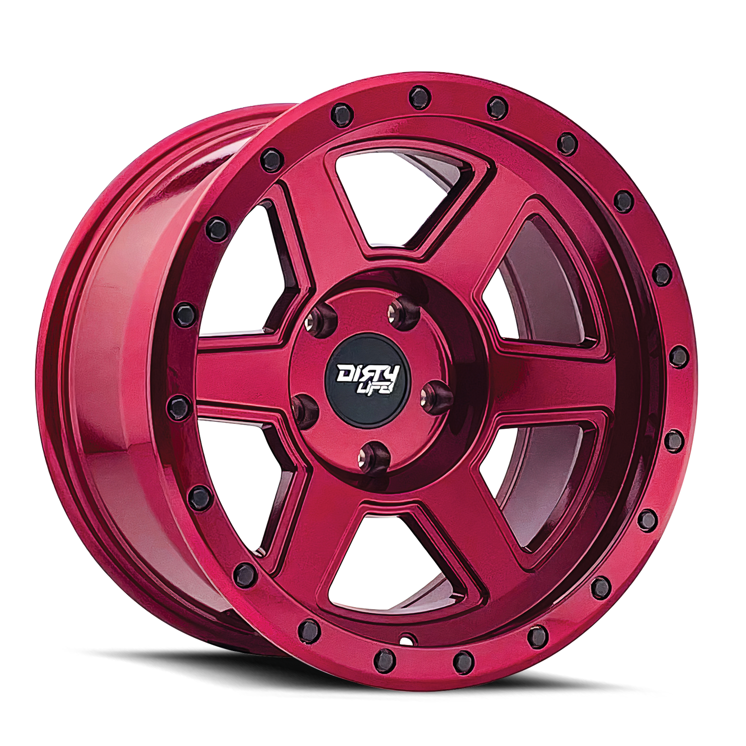 DIRTY LIFE COMPOUND 9315 CRIMSON CANDY RED 18X9 6x139.7 -12MM 106MM