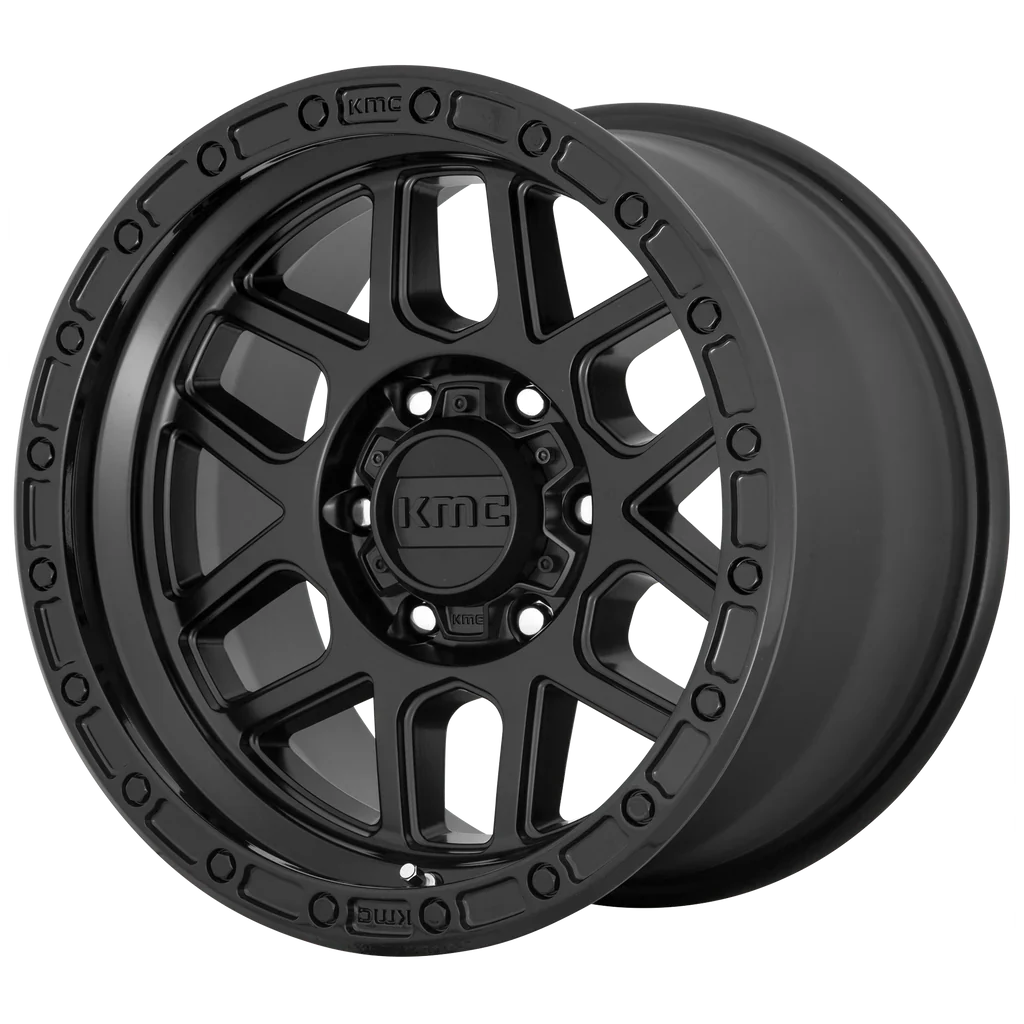 KMC 544 17X8.5 6X139.7 SATIN BLACK 0 OFFSET