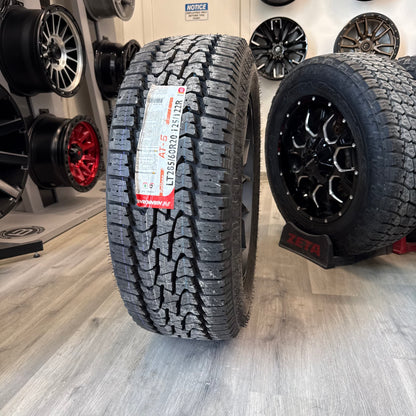 (SET OF FOUR) F150 ROUSH SERIES REPS MATTE GUNMETAL 20X9 +35 6X135MM 87.1MM | NANKANG AT-5 CONQUEROR A/T LT285/60R20 125/122R E/10 3PMS