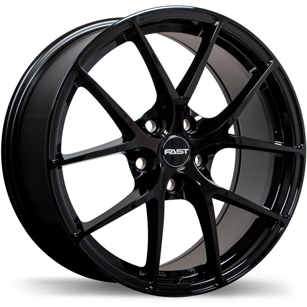 FAST INNOVATION GLOSS BLACK 16X6.5 +45 5X114.3MM 67.1MM