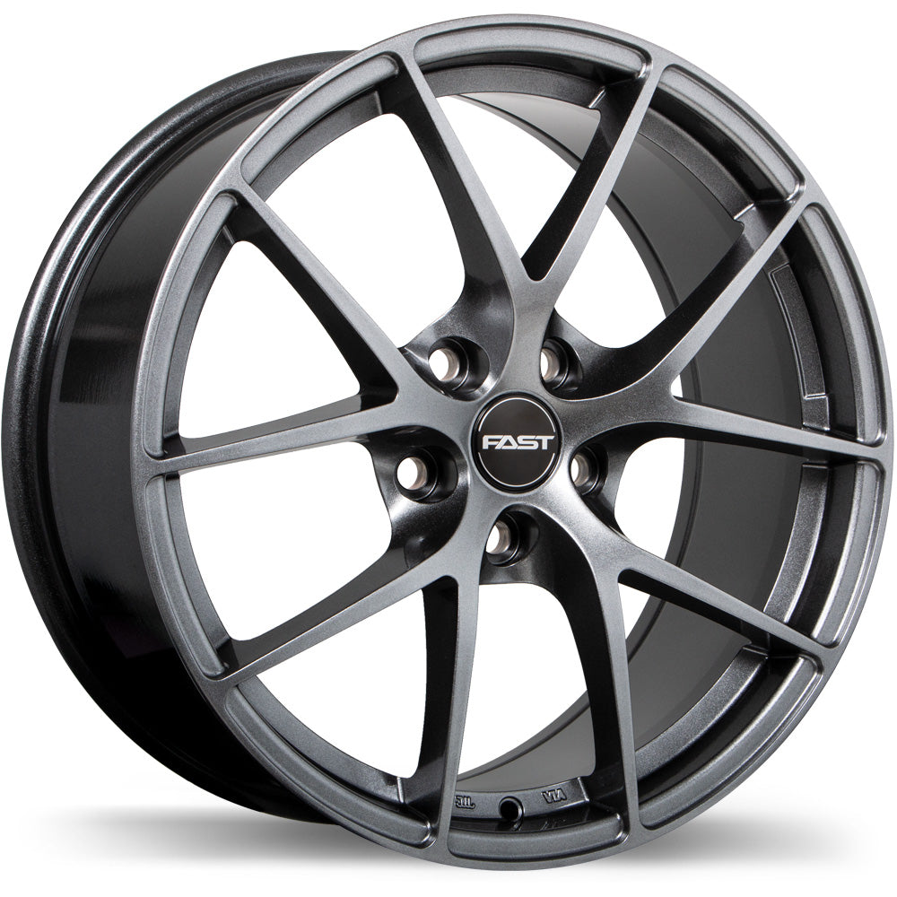 FAST INNOVATION 18x8.0 5x114.3mm +45 67.1mm TITANIUM FINISH