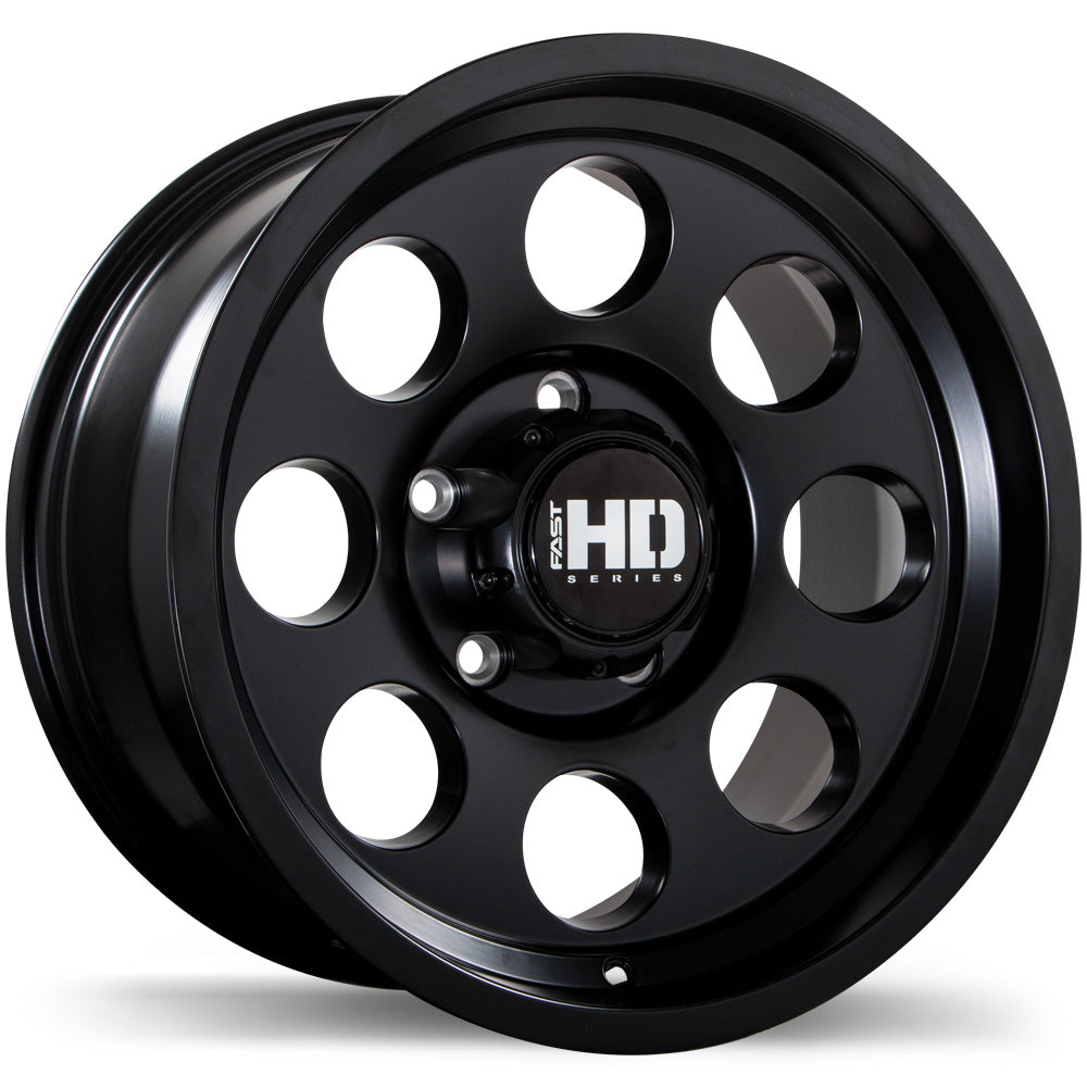 FAST HD DETOUR SATIN BLACK 17X9 +0 5X139.7MM 78.1MM