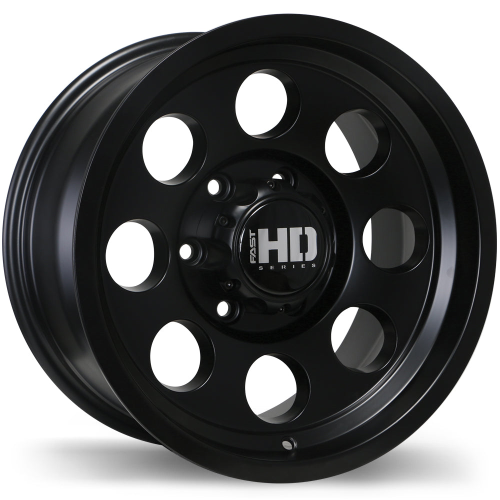 FAST HD DETOUR SATIN BLACK 16X8 +0 6X139.7MM 106.1MM