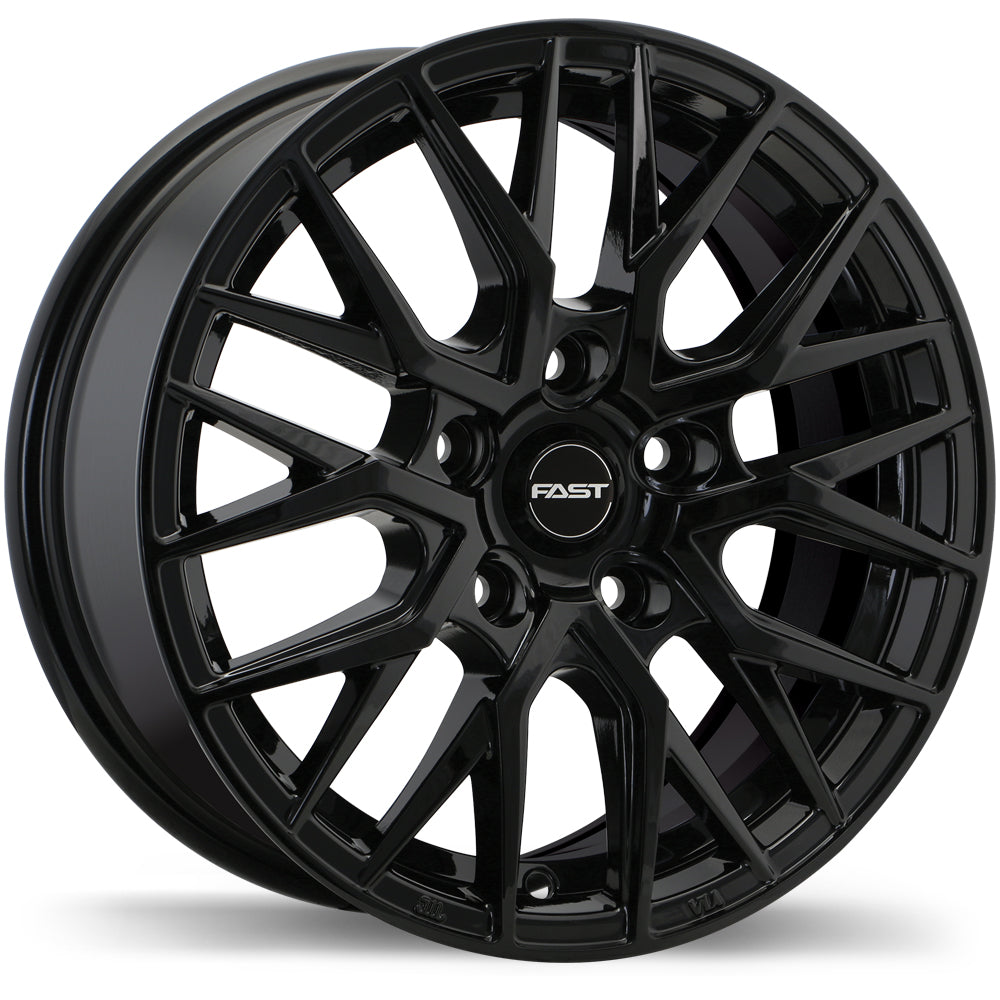 FAST TRONIC GLOSS BLACK 15X6.5 +40 5X114.3MM 72.6MM