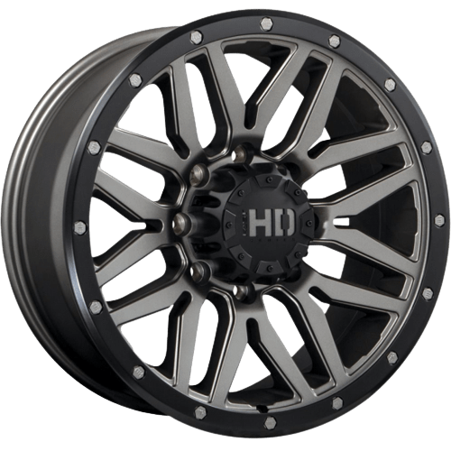 FAST HD MENACE GUN METAL BLACK BEADLOCK | 18X9 +15 8X165.1