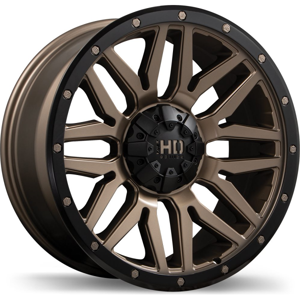 FAST HD MENACE BRONZE W/ BLACK BEADLOCK | 18X9 +0 ET 6x135/6x139.7