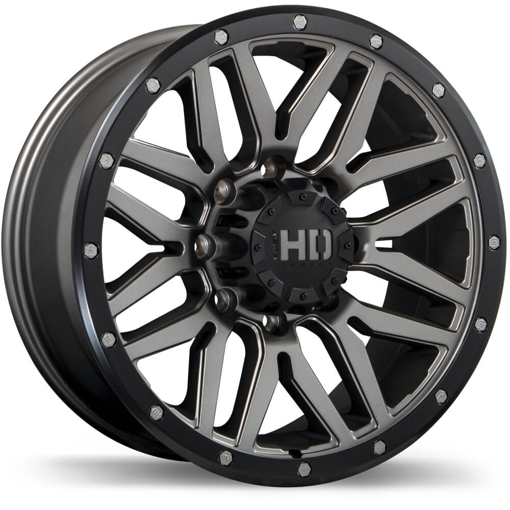 FAST HD MENACE SATIN GUNMETAL/BLACK BEADLOCK 20X9 +15 5X127/5X139.7MM 87.1MM