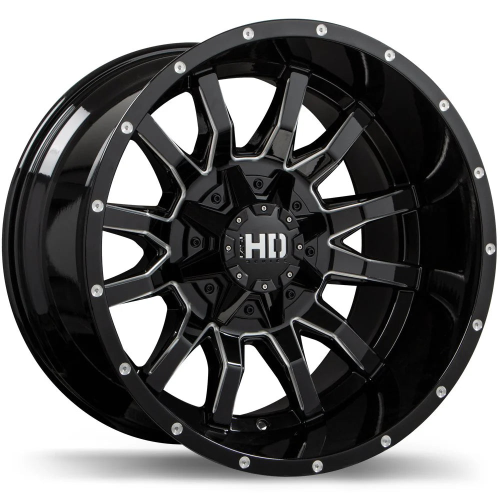 FAST HD TRAXX 17x9.0 -15 5x127/5x139 87.1mm BLK / MIL