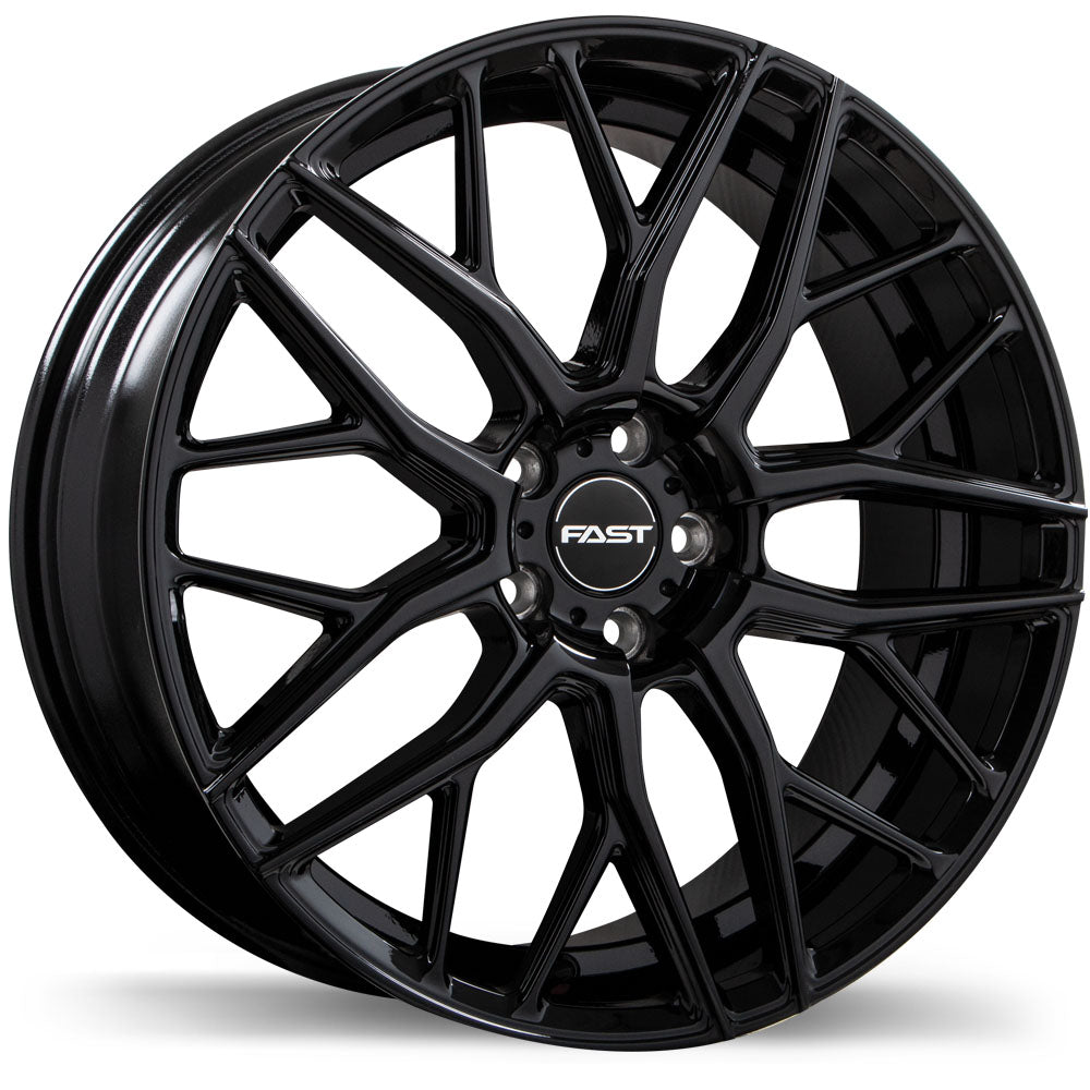 FAST VYBZ GLOSS BLACK 22X9 +38 5X114.3MM 72.6MM