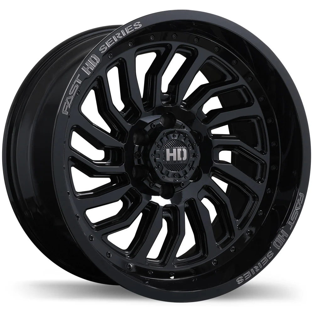 FAST HD D-STRUCT 20X10 6X139.7 -15 106..1MM BLACK MILLED