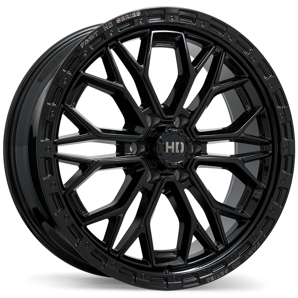 FAST HD MURAMASA GLOSS BLACK 22X9 +26 6X139.7MM 78MM