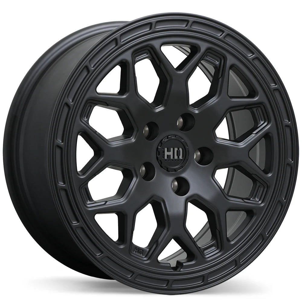 FAST HD BANDIT MATTE BLACK 17X7.5 +40 5X112MM 57.1MM