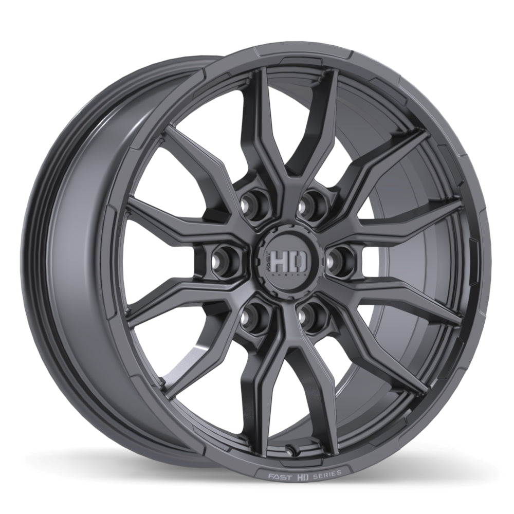 FAST HD GRIT 17X8 6X139.7 +24 78.0 SATIN GUNMETAL