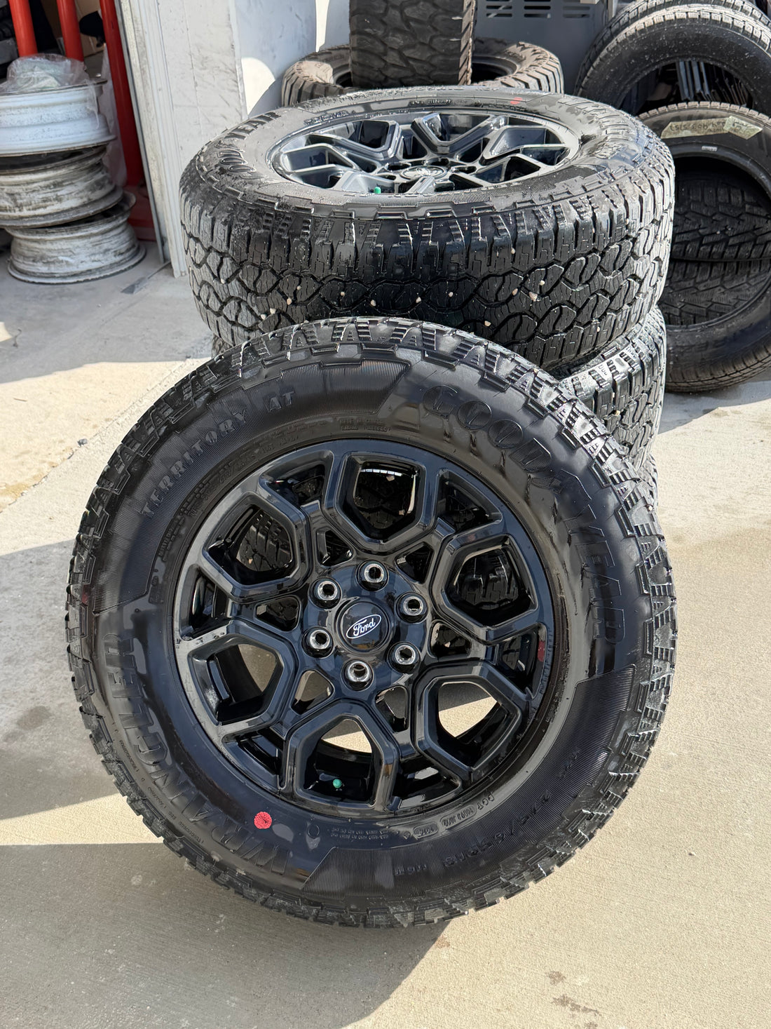 2026 Factory Ford F150 18 Inch Rims 275/65R18 Goodyear Wrangler AT Tires 3PMS * NEW TAKEOFFS *